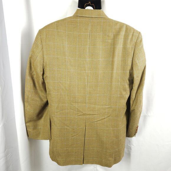 Lauren Ralph Lauren Mens 40R Beige Silk Wool 2-Button Sports Coat Blazer - Picture 2 of 8